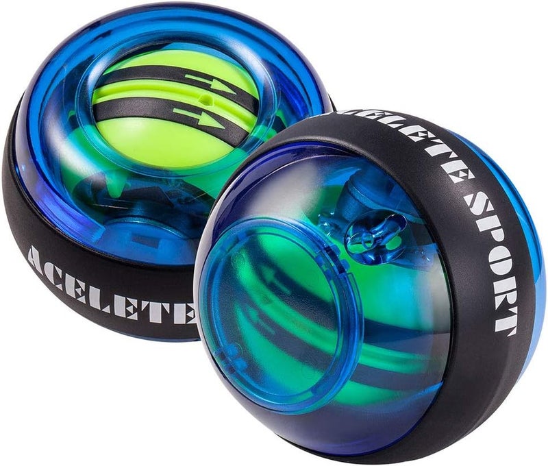 ACELETE Gyro Ball Wrist Exerciser Gyroscope Ball Forearm Strengthener for Stronger Wrist Bones and Muscle - Image 2